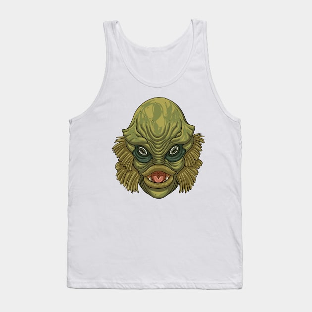 The Creature Tank Top by Zerbebuth